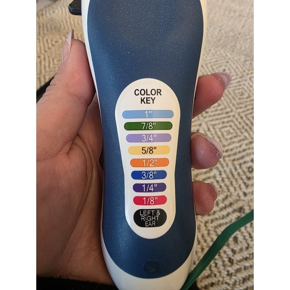 Wahl Color Pro Corded Hair Clipper Kit Model MC3 Color Coded Guides Case H1 - Picture 5 of 16